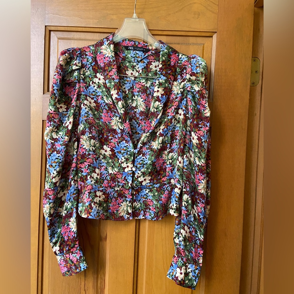 Zara Floral Blouse
